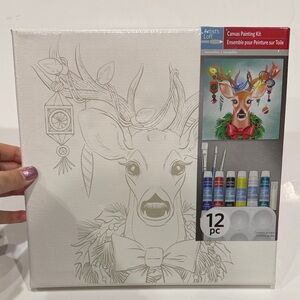 New Canvas Painting Kit with Deer Design